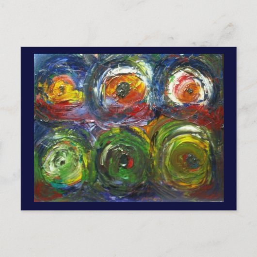 音楽を上げる ポストカード (正面)