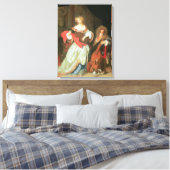 音楽を作っているカップル キャンバスプリント (インサイチュ (寝室))