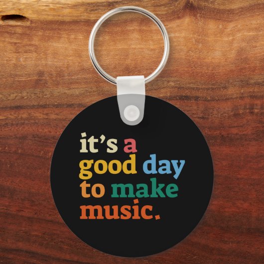 音楽を作るのはいい日だ キーホルダー (正面)