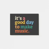 音楽を作るのはいい日だ ポストイット (正面)