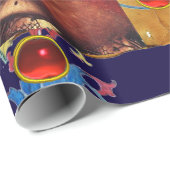 音楽を作る天使フローラクリスマスパーチメント ラッピングペーパー (ロールコーナー)