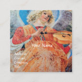 音楽を作る天使 スクエア名刺 (正面)