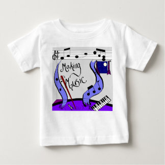 音楽を作る ベビーTシャツ