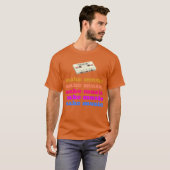 音楽を作ろうギフト Tシャツ (正面フル)