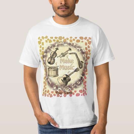 音楽を作ろう Tシャツ (正面)