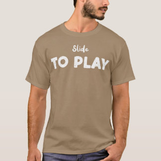 音楽を再生するにはスライド Tシャツ