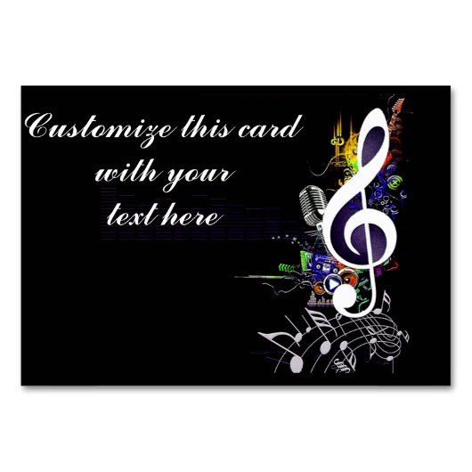 音楽を再生する，お祝い_ テーブルナンバー (裏面)