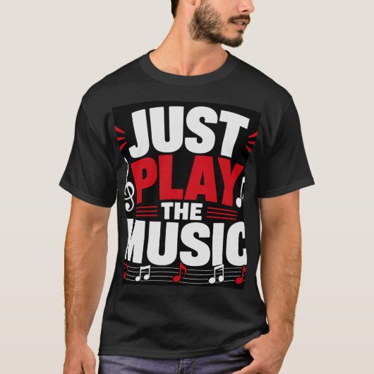 音楽を奏でよう Tシャツ (正面)