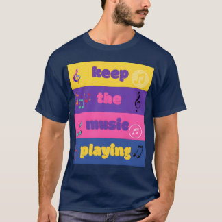 音楽を奏で続ける少年 Tシャツ