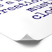 音楽を尊重しない人 – 音楽引用文 ポスター (角)