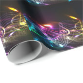 音楽を愛する人のための色の音楽ノート ラッピングペーパー (ロールコーナー)