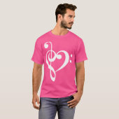 音楽を愛する Tシャツ (正面フル)