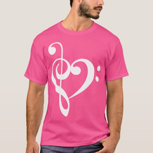 音楽を愛する Tシャツ (正面)