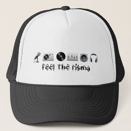 音楽を感じて下さい、Rismaを感じて下さい キャップ (正面)