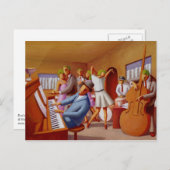 「音楽を感じる」ポストカード ポストカード (正面/裏面)