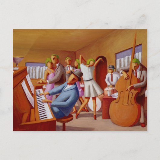 「音楽を感じる」ポストカード ポストカード (正面)