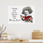 音楽を楽しめクラシカルる ポスター (キッチン)