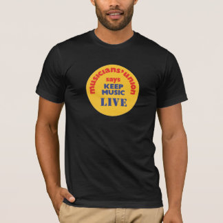 音楽を生きている保って下さい Tシャツ