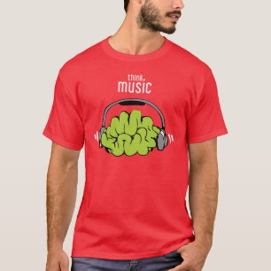 音楽を考えて下さい Tシャツ