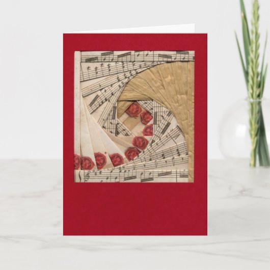 音楽を聞いて下さい カード (正面)