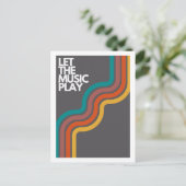 音楽を聴遊く ポストカード (スタンド正面)