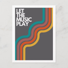音楽を聴遊く ポストカード
