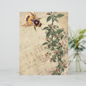 音楽を背景にミツバチとリンゴの花 (スタンド正面)