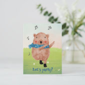 音楽を見て、ダンスを聞く ポストカード (スタンド正面)