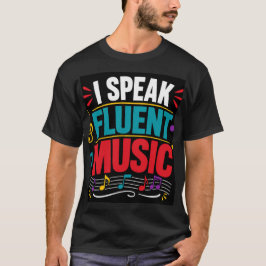 音楽を話す Tシャツ