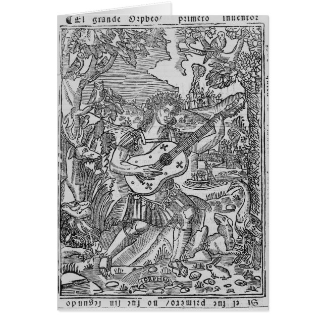 音楽を遊んでいるオルペウス (正面)