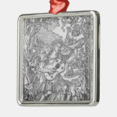 音楽を遊んでいるオルペウス メタルオーナメント (左)