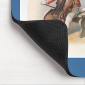 音楽を遊んでいる人間の形をしたビクトリアンな猫 マウスパッド (コーナー)