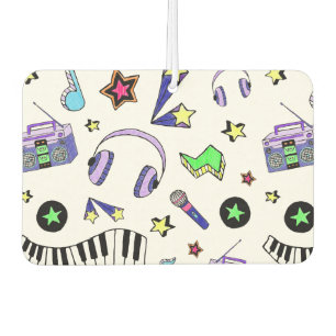 音楽を鳴らす カーエアーフレッシュナー