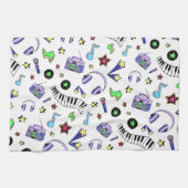 音楽を鳴らす キッチンタオル (横)