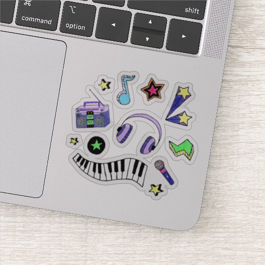 音楽を鳴らす シール (詳細)