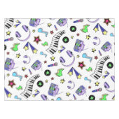 音楽を鳴らす テーブルクロス (正面(横))