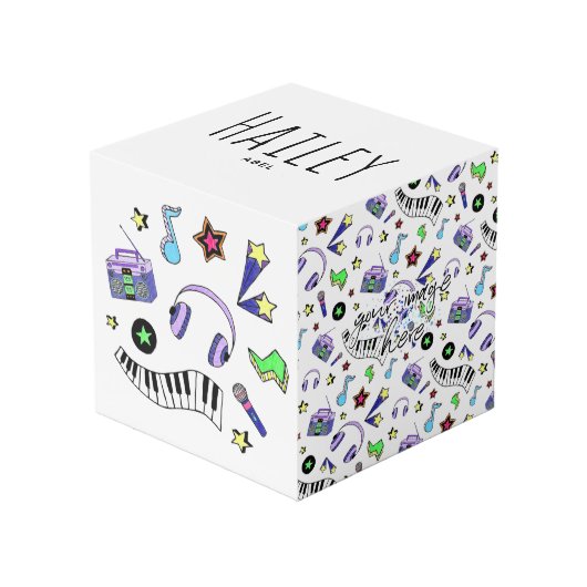 音楽を鳴らす フォトキューブ (正面アングル)