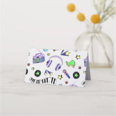 音楽を鳴らす プレイスカード (裏面)