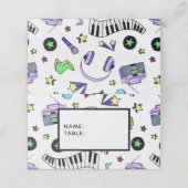 音楽を鳴らす プレイスカード (外部開封)