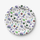 音楽を鳴らす ペーパープレート (正面)