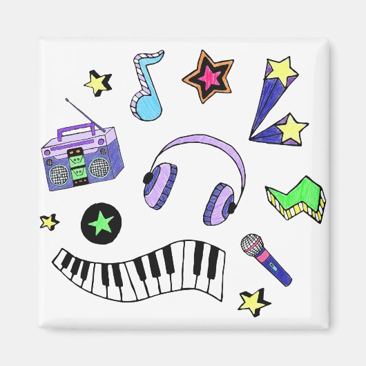 音楽を鳴らす マグネット (正面)