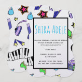 音楽を鳴らす 招待状 (正面/裏面)