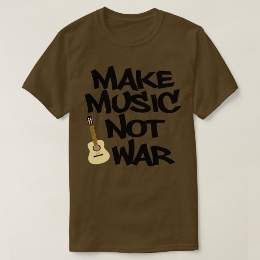 音楽をWar Acousticではなく作成 Tシャツ (デザイン正面)
