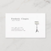 音楽アカデミー 名刺 (裏面)