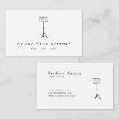 音楽アカデミー 名刺 (正面/裏面)