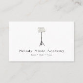 音楽アカデミー 名刺 (正面)