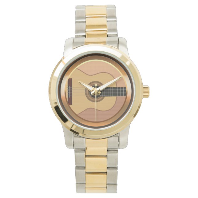 音楽アコースティックギター腕時計 腕時計 (正面)