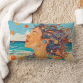 音楽アットザビーチ装飾用クッション ランバークッション (ブランケット)