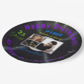 音楽アルバムテーマ誕生日紙プレート- HAMbWG ペーパープレート (アングル)