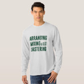 音楽アレンジングマスタリング Tシャツ (正面フル)